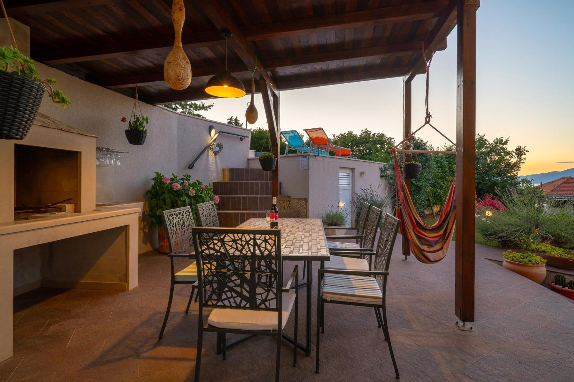 Villa Green Garden Splitska Ngoại thất bức ảnh